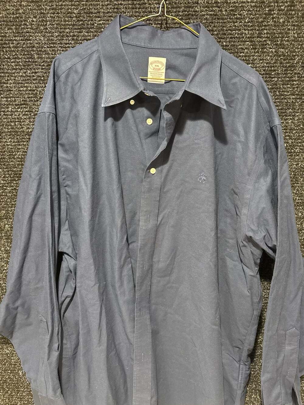 Brooks Brothers Traditional Fit Non-Iron Stretch Long Sleeve Shirt XXL x3